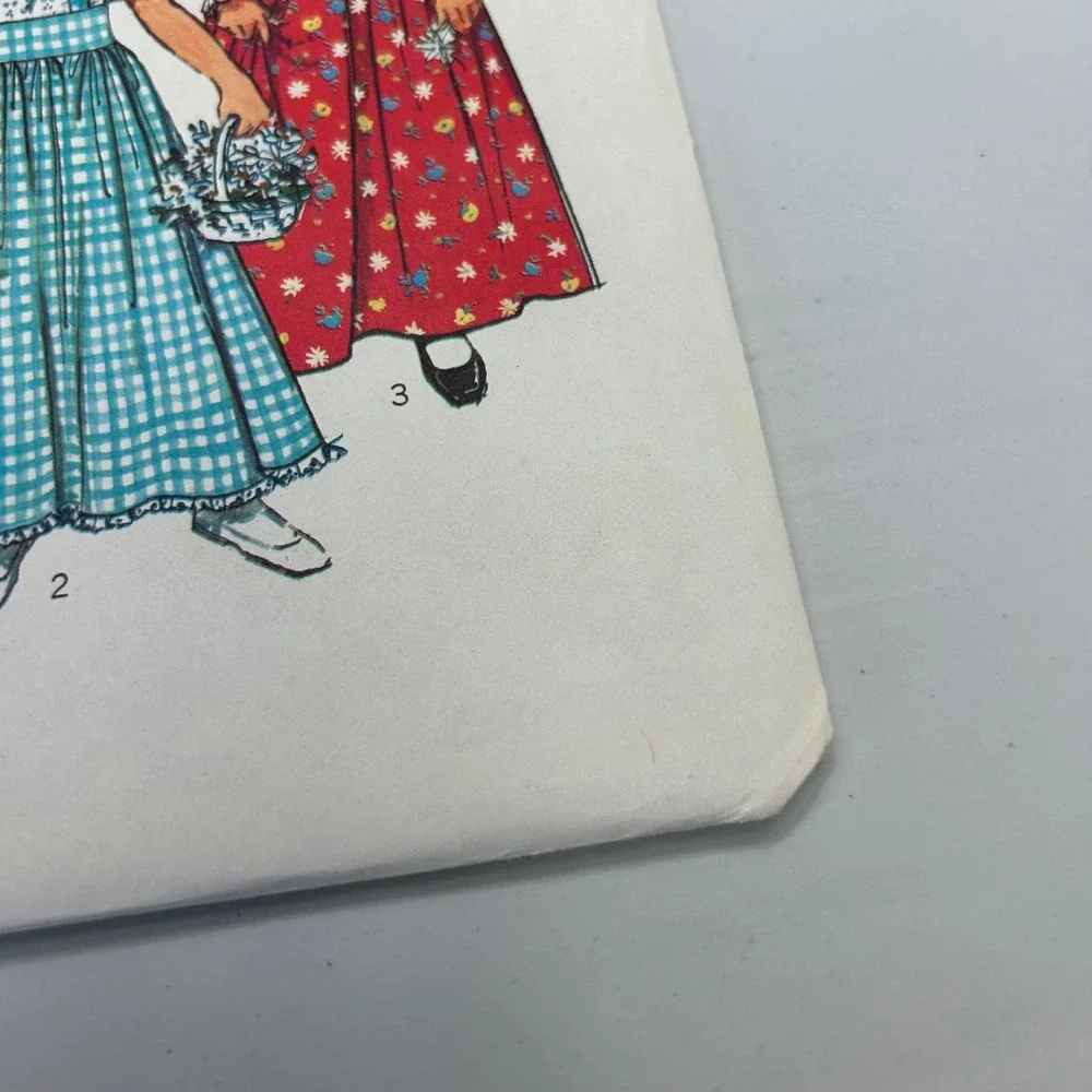 Simplicity‎ Vintage 1970's Pattern #6053 Girls Dress 2 Lengths Size 4